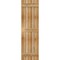Ekena Millwork Spaced Board-n-Batten Shutters, Rough Sawn Western Red Cedar, 17 1/8W x 59H, PR RBS06S17X059RWR - alternate 2